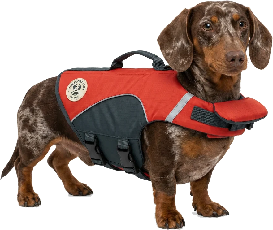The Float Club vest, Signal Red
